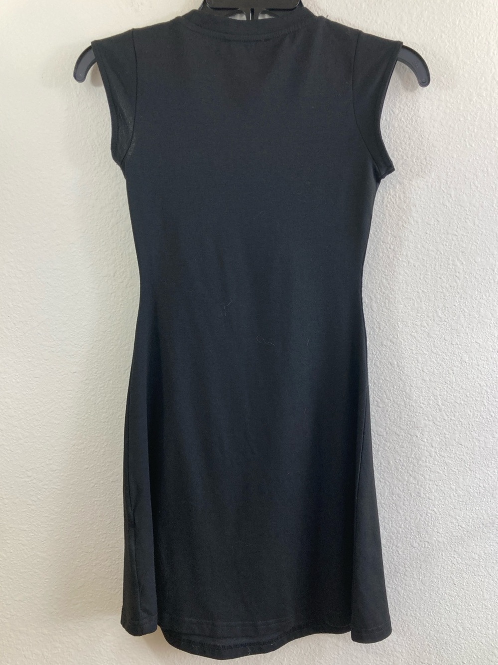 Cider Black Mini Dress Size XXS Ribbon Bow Cap Sleeve Dress - Picture 9 of 9